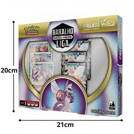 Box Cartas Pokémon Baralho Batalha de Liga Palkia VAstro - Deck de Cartas -  Magazine Luiza