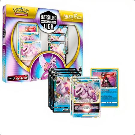 Box Pokémon Baralho Batalha de Liga Palkia Forma Origem V-ASTRO Copag  Original Lacrado 60 Cartas