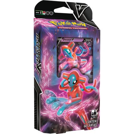 Cartas Pokémon Box Coleção de Batalha Deoxys VMax e VAstro - Copag - Deck  de Cartas - Magazine Luiza