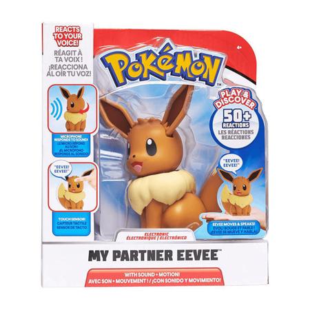 Pokemon Eevee Elétrico My Partner Electronic Play&Discover - Jazwares -  Bonecos - Magazine Luiza