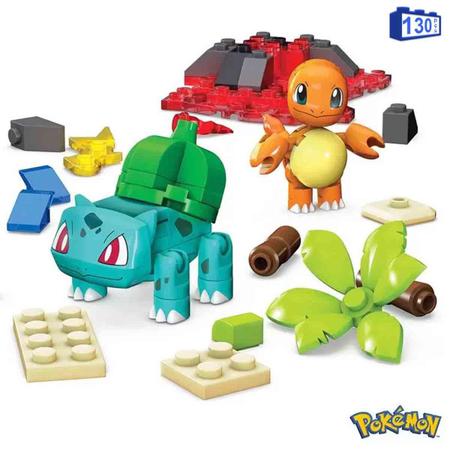 Blocos de construção do Pokémon Center para crianças, conjuntos de