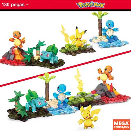 Pokémon Equipe de Kanto Blocos de Montar Mega Construx HFG05