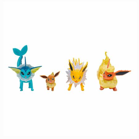 Bonecos Pokémon - Multi Pack 4 Figuras Evolução Eevee Sunny - WCT - Boneco  Pokémon - Magazine Luiza