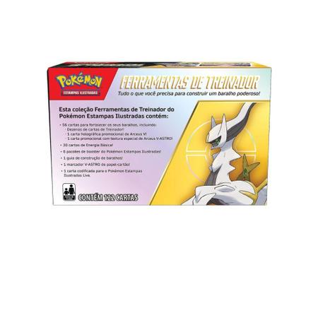 Box Pokémon Ferramentas de Treinador 2023 Arceus - Copag - Deck de Cartas -  Magazine Luiza