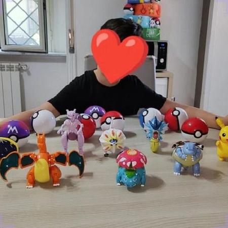 Brinquedo Pokemon Gyarados Dentro Da Pokebola Tamanho Real