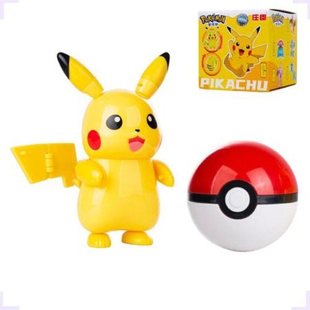 Pokebola Kit C/ 12 Pçs Bola Pokemon Pop-up Com Boneco Dentro