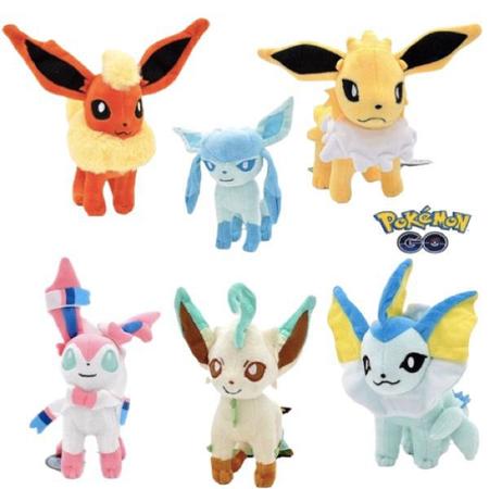 Umbreon Evoluções Evolution Eevee Pokemon Pelúcia 22cm