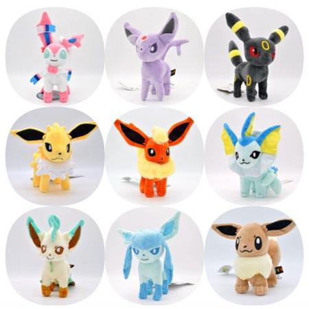 Eevee Pokémon De Pelúcia Grande 26 Cm Pronta Entrega