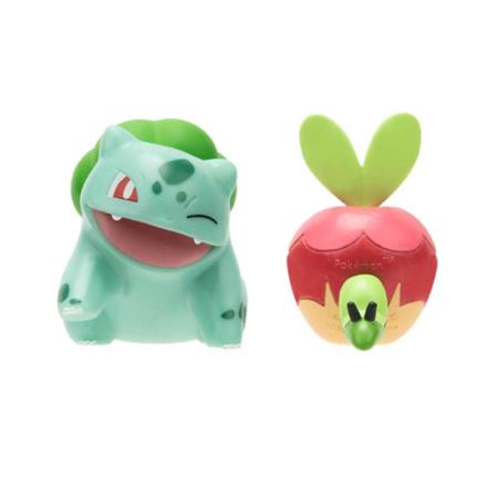 Figura Floresta Com Bulbasaur Applin, Pokemon - Sunny Brinquedos