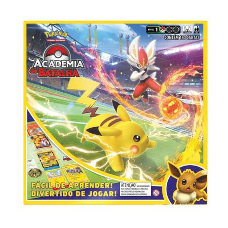 Cartas Pokémon Box Academia de Batalha 31495 - Copag - Deck de