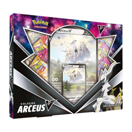 Pokemon Go Box Arceus V - Copag - Deck de Cartas - Magazine Luiza