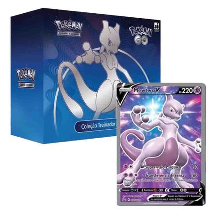 Pokémon Elite Trainer Box Mewtwo V Pokémon Go - Copag - Deck de Cartas -  Magazine Luiza