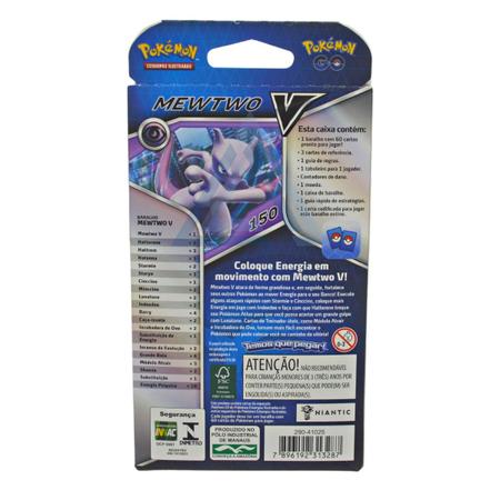 Deck Cartas Pokemon Go Batalha V Mewtwo E Melmetal - COPAG - Deck de Cartas  - Magazine Luiza