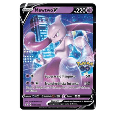 Pokémon Go Starter Deck de Batalha TCG Mewtwo V 60 Cartas - Copag