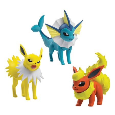 Multipack Evolução Eevee Flareon Jolteon Vaporeon Pokémon Sunny no Shoptime