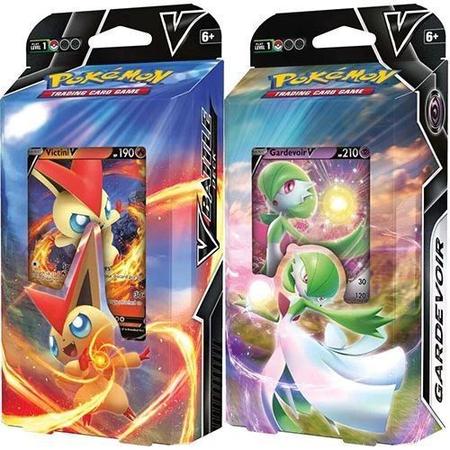 2 Baralhos Pokemon Batalha V - Gardevoir V e Victini V Copag - 85350 - Jogo  de Cartas - Magazine Luiza