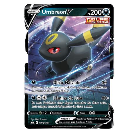 Pokémon TCG: Lata Colecionável Heróis V - Umbreon V - Pokémon Company -  Deck de Cartas - Magazine Luiza