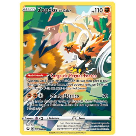 Carta Pokémon Zapdos De Galar V Lendário Reinado Arrepiante em Promoção na  Americanas