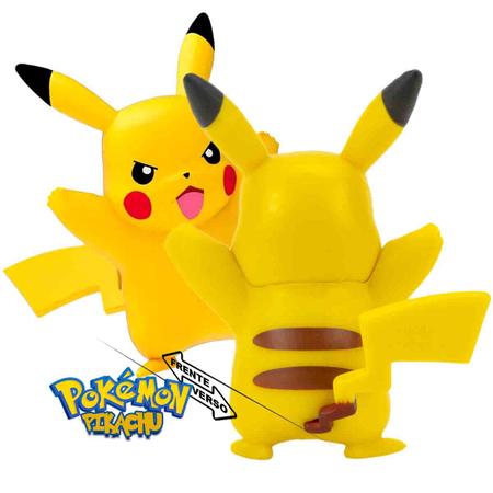 Imagem de Pokémon Mini Bonecos Pikachu e Chikorita - Figuras de Batalha - Sunny 2675