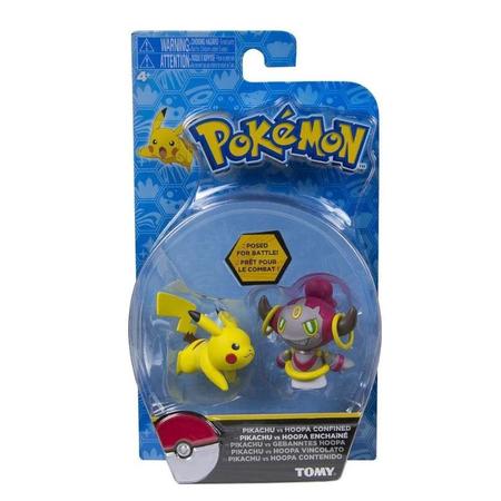 Imagem de Pokémon Mini Figura Pikachu VS Hoopa - Tomy