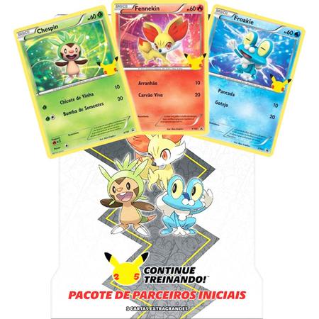 Blister Gigante de Parceiros Iniciais - Pikachu e das regiões - Galar -  Alola - Kalos - Unova - Pokémon TCG - Oficial Copag