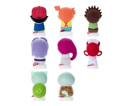 Pokemon Pelucia Sentadinhos Varios Personagens Tomy 12 Cm