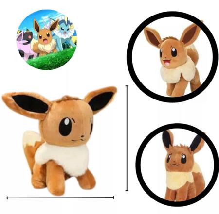 Pelúcia Pokemon Eevee 12 Cm