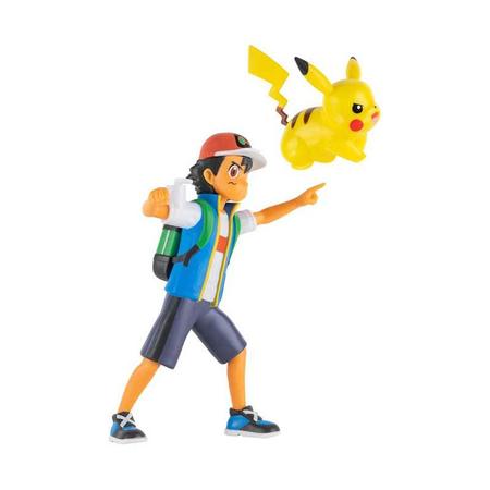 Novo Pokemon Figuras de Açao Ash e Pikachu Alola Sunny 1960 em Promoção na  Americanas