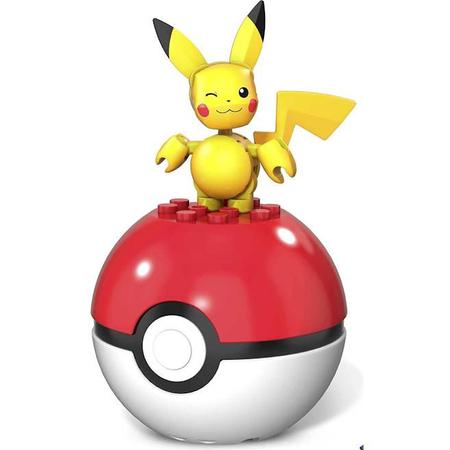 Pokemon Pikachu Pokebola - Mega Construx - Mattel GVK60