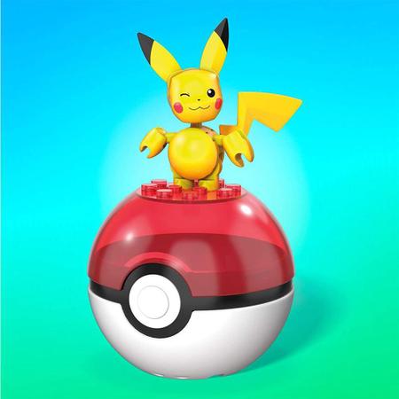 Mattel - Pokemon - Construção de Aventuras Pokémon Pikachu na