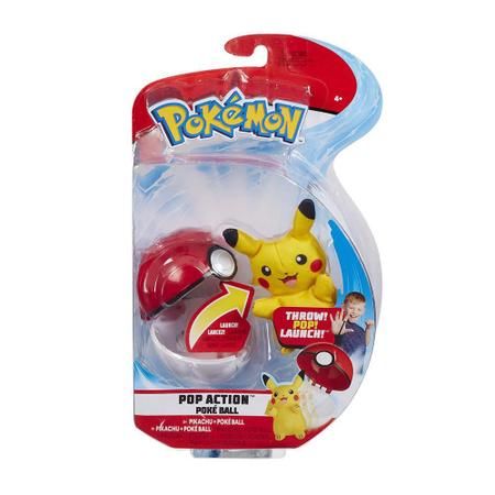 Brinquedo Pokemon Pikachu Pokebola - Sunny Brinquedos - Bonecos - Magazine  Luiza