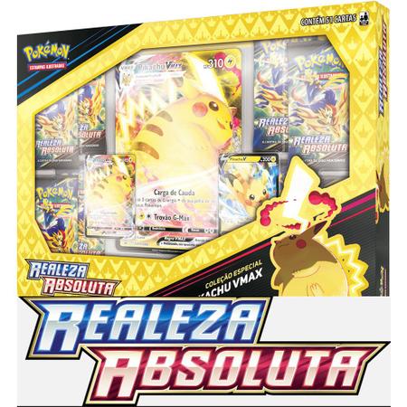 Cartas - Pokemon Box Pikachu Vmax Realeza Absoluta COPAG DA IA