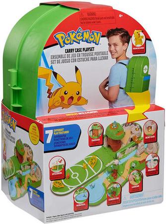 Pikachu Kit 7 Pcs Pokémon Pista Batalha Arena Brinquedo Ação