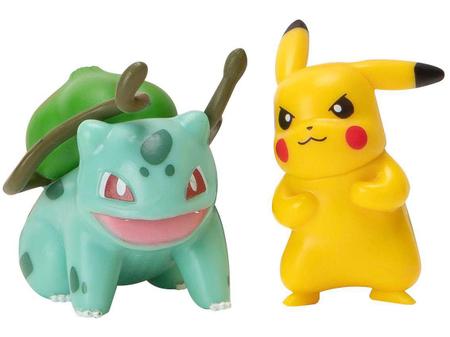 Pokémon Pokébola Ataque Surpresa Pikachu E Bulbasaur 2659 em