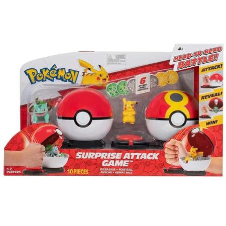 Compre Pokemon - Poké Bola Ataque Surpresa - Pikachu e Bulbasauro