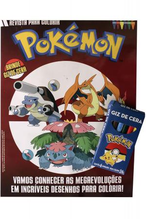 POKÉMON - COLORIR COM ADESIVOS ESPECIAL - REVISTARIA ZENARO