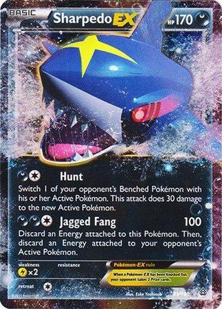 Imagem de Pokémon - Sharpedo-EX (91/160) - XY Colisão Primal - Holo - Pokémon - Sharpedo-EX (91/160) - XY Colisão Primal