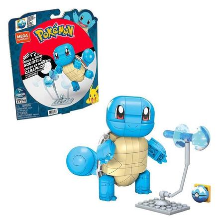 Pokemon Squirtle Blocos De Montar Mega Construx Mattel - Mattel