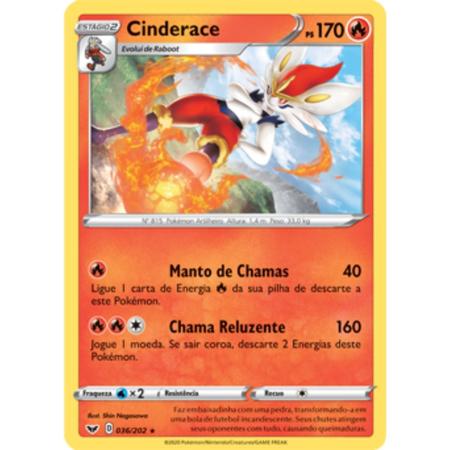 Jogo de Cartas e Baralho Espada Escudo - Cinderace 60 cartas Copag