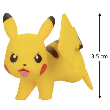 Tomy action figure pokémon, modelo de montagem do pikachu, rato