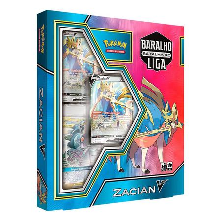 Jogo de Cartas Pokemon Baralho Batalha de Liga Zacian V