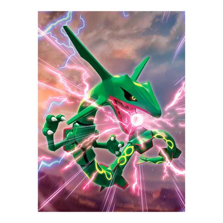 Carta Pokemon Rayquaza-gx Shiny Gigante Original + Brinde