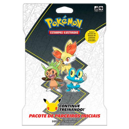 Blister Gigante de Parceiros Iniciais - Pikachu e das regiões - Galar -  Alola - Kalos - Unova - Pokémon TCG - Oficial Copag