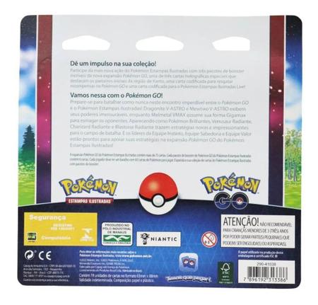 kit de Cartas Blister Triplo Pokemon Go 3 Pacotes + 1 Carta Copag - Deck de  Cartas - Magazine Luiza