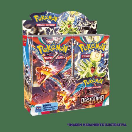 Pokémon Booster Obsidiana Em Chamas Original Copag