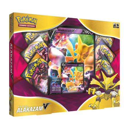 Box Pokemon Coleção Alakazam V - Copag