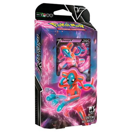 Pokemon box - deoxys vmax e v-astro - ref 32162 - COPAG - Deck de Cartas -  Magazine Luiza