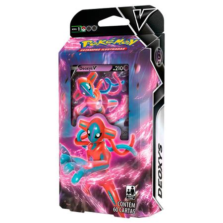 Explosão Cósmica: Box Pokémon Deoxys VMAX e V-ASTRO - Copag - ShopDG - Sua  Loja de Jogos de tabuleiro e Card games