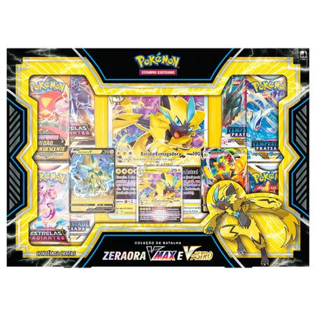 Pokémon TCG: Box Coleção de Batalha - Deoxys + Zeraora VMAX e V