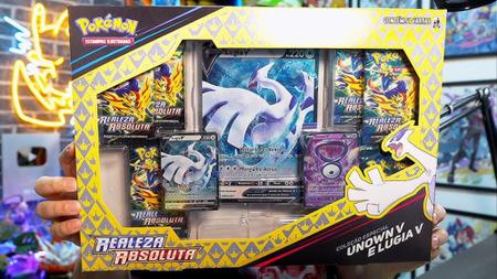 Brinquedos - Box Pokémon Lugia V e Unown V Realeza Absoluta - Loja Virtual